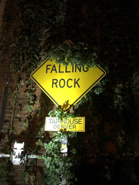 Falling Rock in Denver
