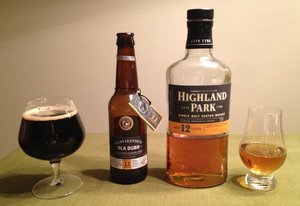 Harviestoun Ola Dubh 12 and Highland Park 12