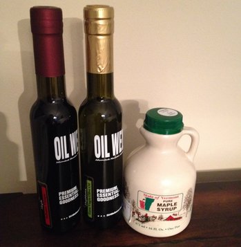 Olive Oil and Balsamic Vinegar and Maple Syrup