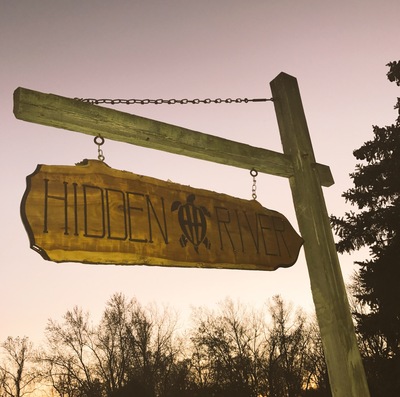 Hidden River Sign