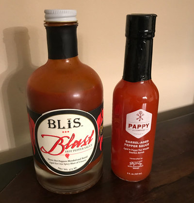 BLiS Blast and Pappy and Company Hot Pepper Sauce