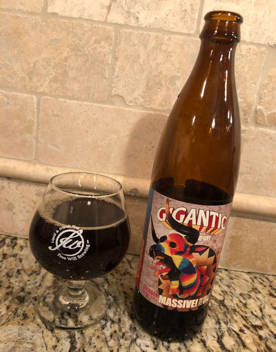 Gigantic Massive Bourbon Barrel Aged  Barleywine