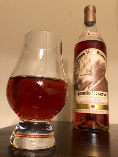 Closeup of Pappy Van Winkle Family Reserve - 23 Years Old