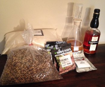 Ingredients for my Homebrewed RIS