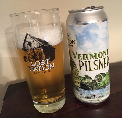 Lost Nation Vermont Pilsner